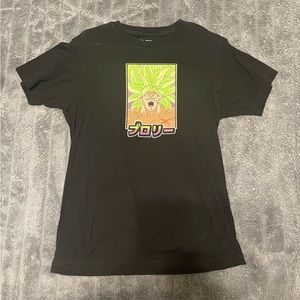 Dragon Ball Super Broly Movie Shirt Black Men’s Size Medium M Used